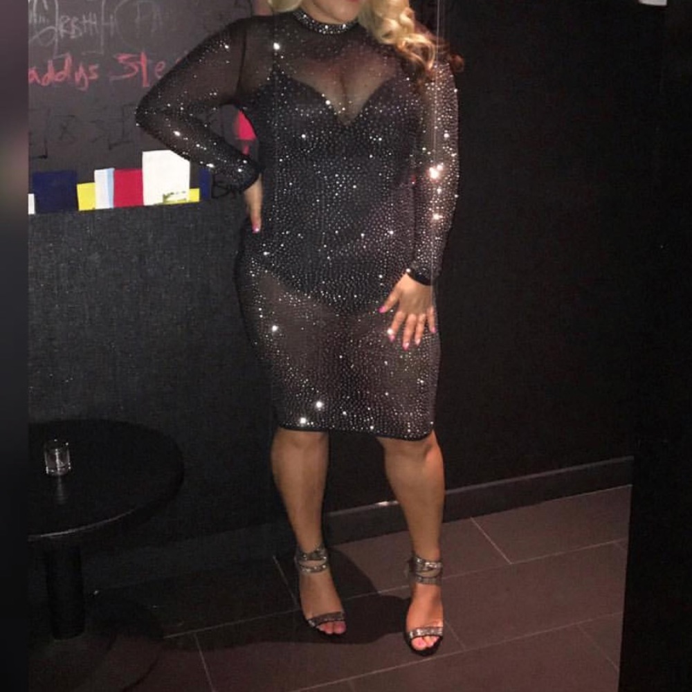 Rhinestone dress